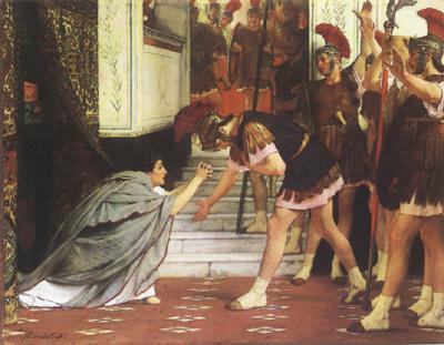 Alma-Tadema, Sir Lawrence The melodrama of such works (mk24) oil painting picture